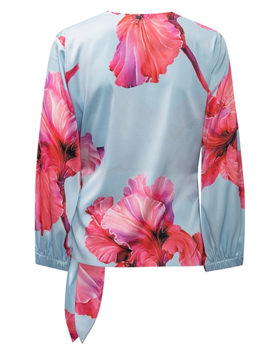 Karmamia Copenhagen - Elena Bluse - Fuchsia Maxi Flower